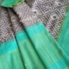 Handwoven Benarasi Organza silk saree without zari